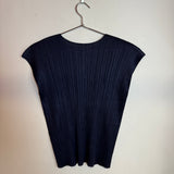 Issey Miyake "Pleats Please" Blue Top