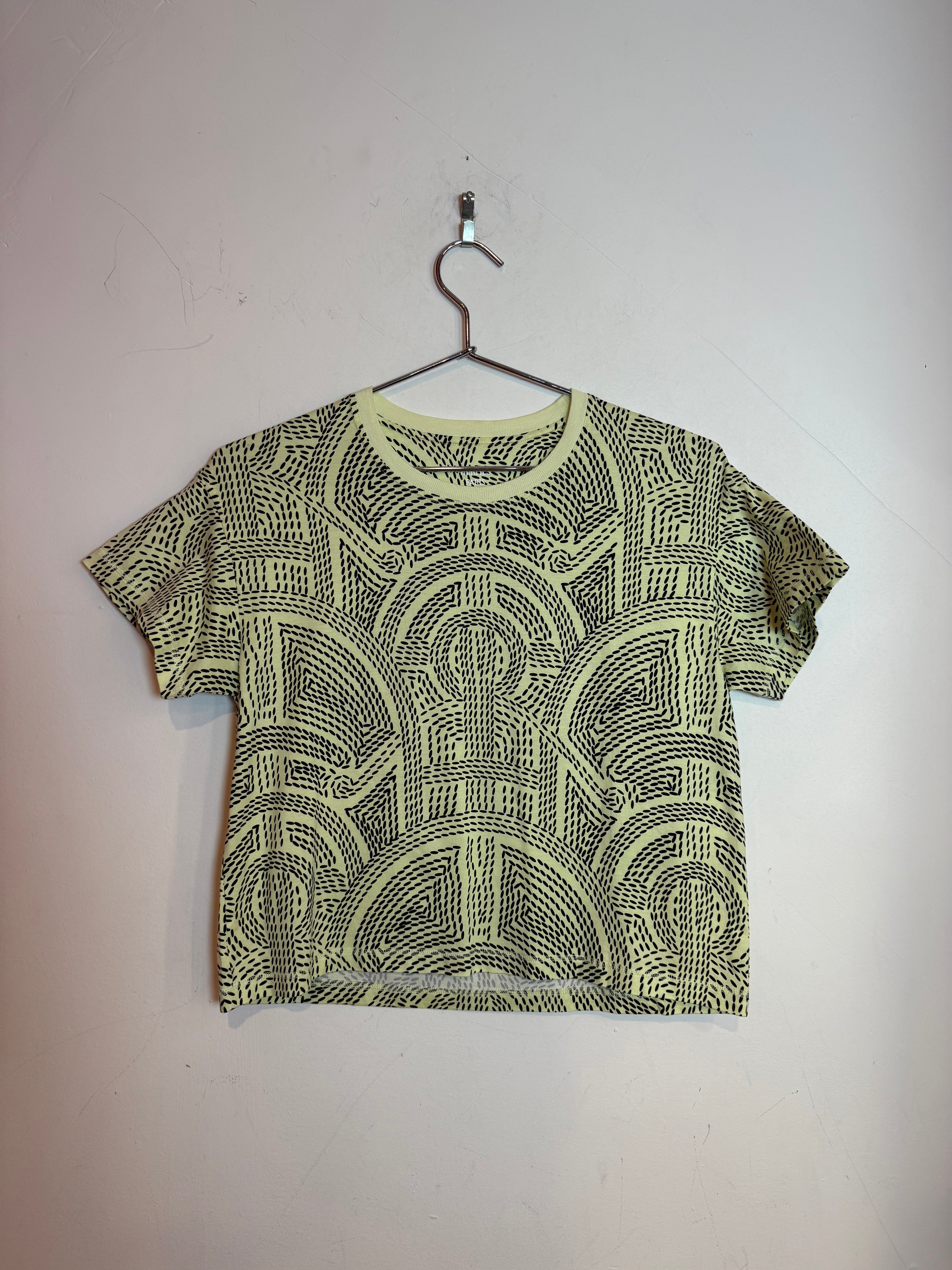 Hermes Short Sleeve Tee Shirt Neon Green