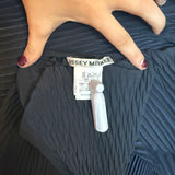 Pleats Please Issey Miyake Pleated Dolman Sleeve Top Black