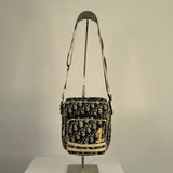 Dior Monogram Blue Crossbody Bag