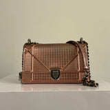 Dior "Diorama" Blush Rose Gold Cannage Bag