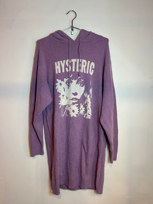 Hysteric Glamour Sweater Dress Purple Hoodie