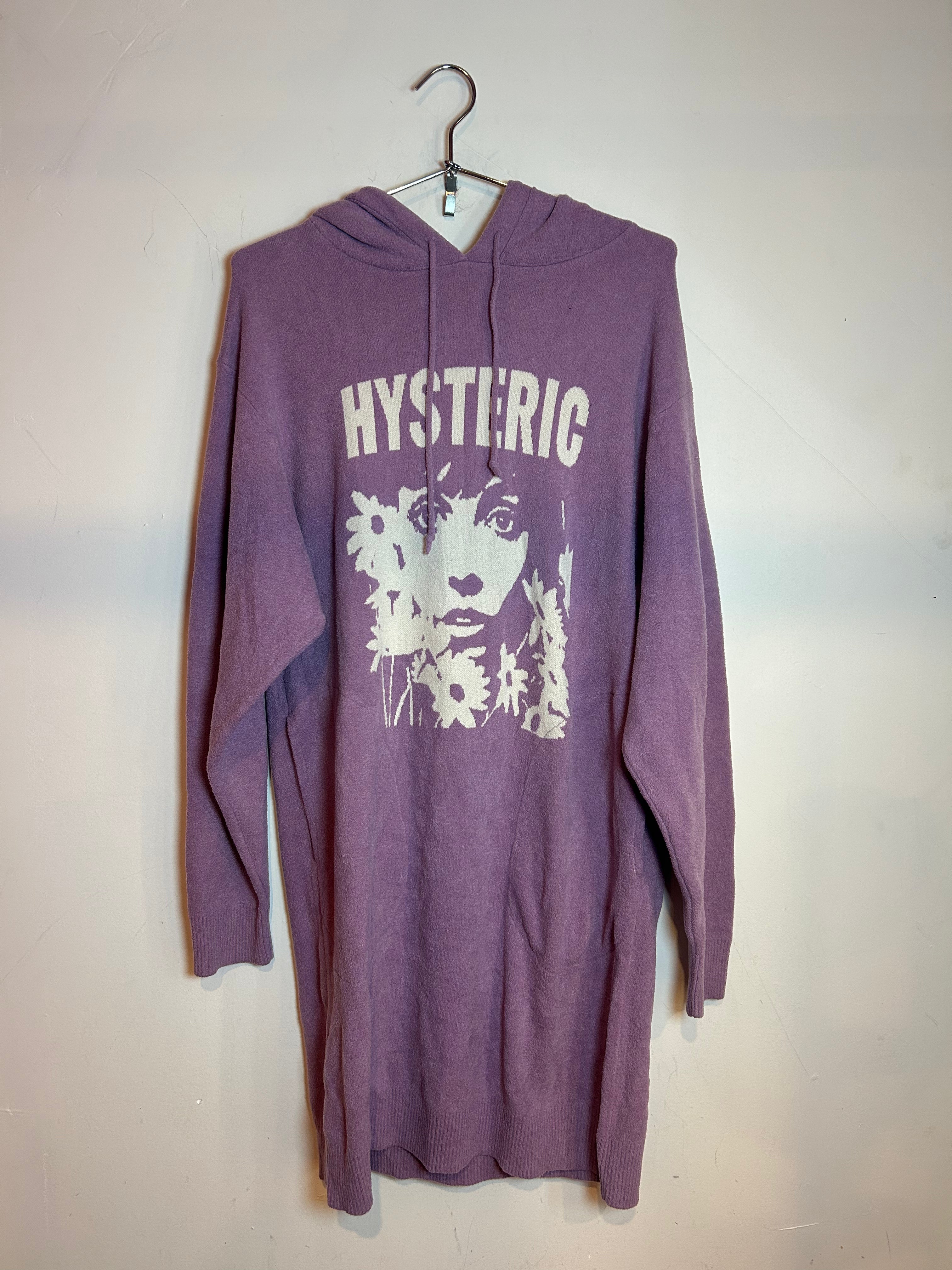 Hysteric Glamour Sweater Dress Purple Hoodie
