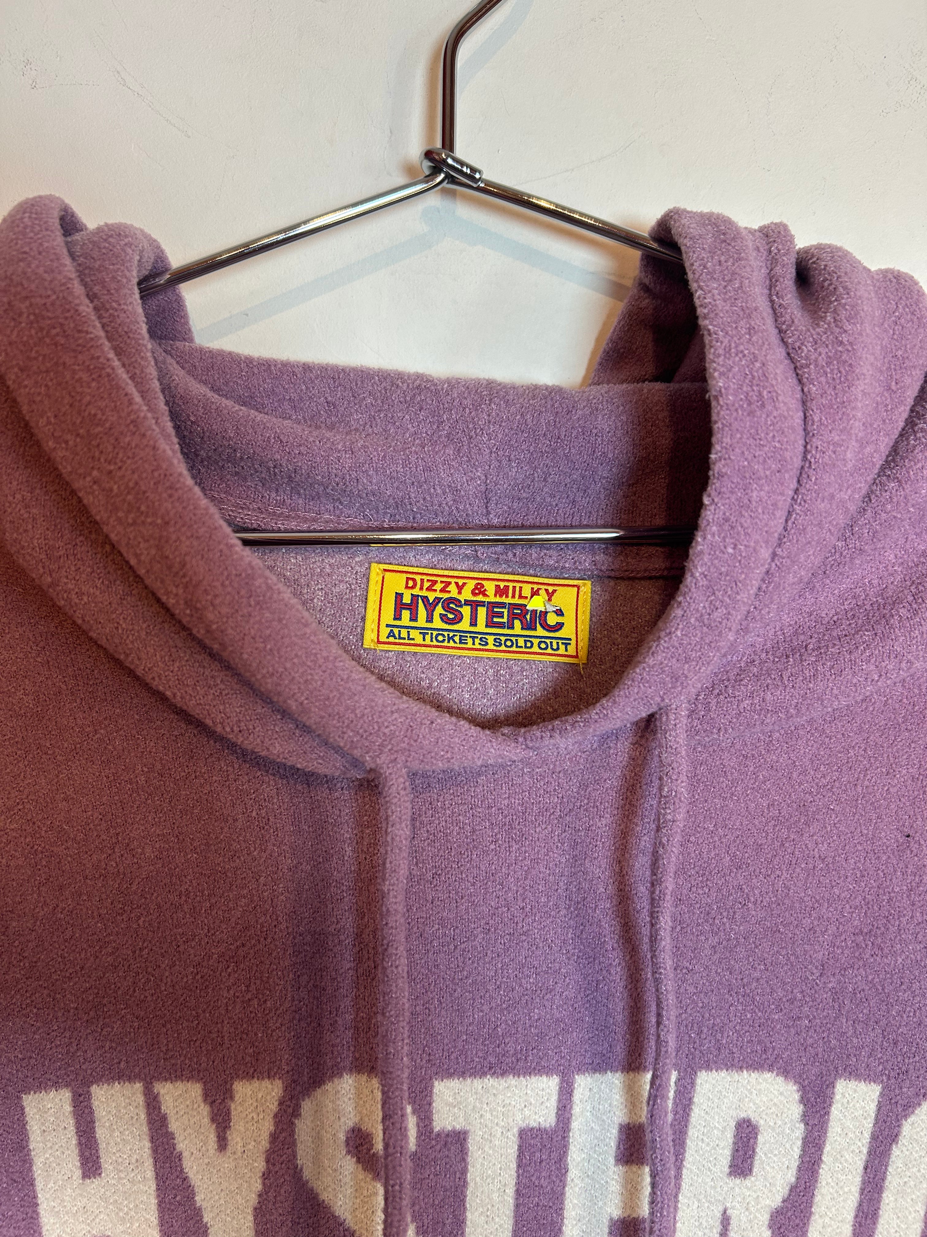 Hysteric Glamour Sweater Dress Purple Hoodie