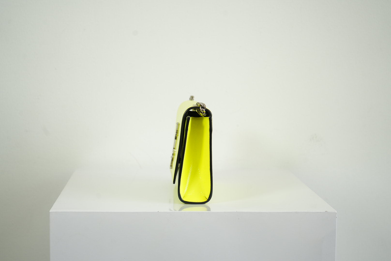 Saint Laurent Neon Yellow Small Kate Cross Body