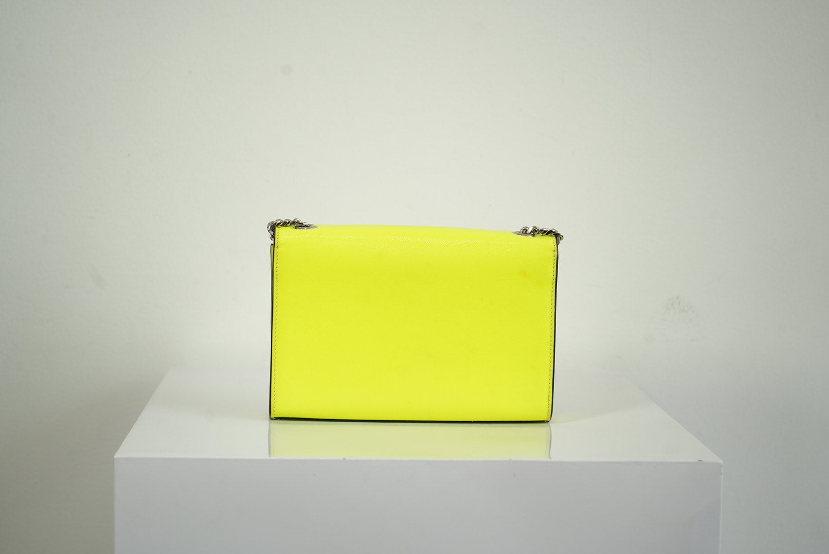 Saint Laurent Neon Yellow Small Kate Cross Body
