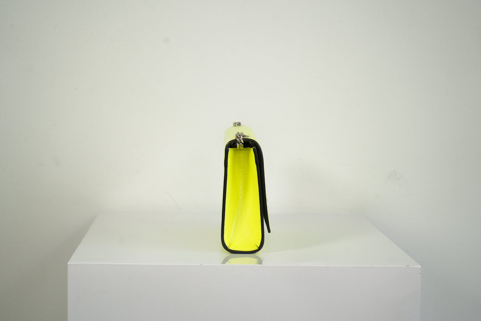 Saint Laurent Neon Yellow Small Kate Cross Body