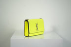 Saint Laurent Neon Yellow Small Kate Cross Body