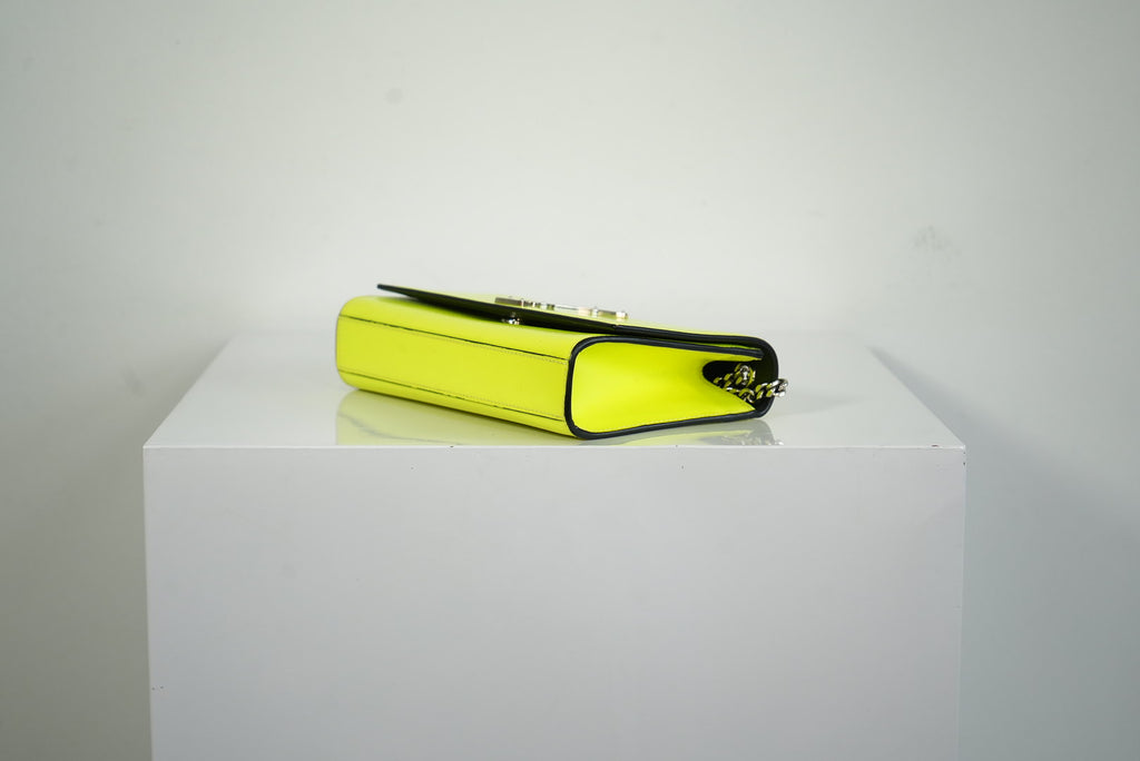 Saint Laurent Neon Yellow Small Kate Cross Body
