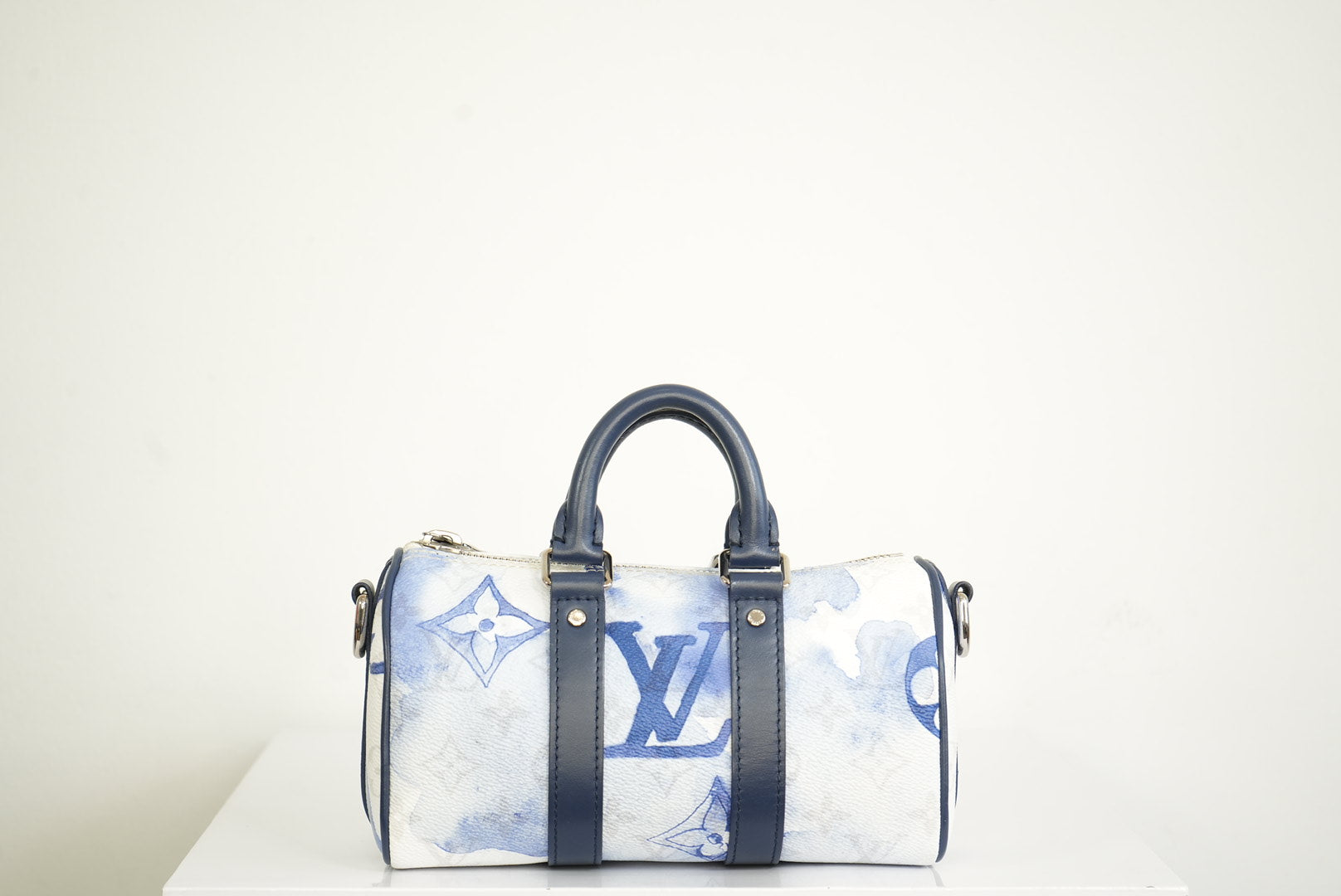 Louis Vuitton Keepall XS Blue watercolor monogram w/strap w/dustbag