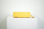 Prada Yellow Raffia Re-Edition 2005 Small Shoulder Bag W/Dust Bag