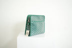 Goyard Green Goyardine Jouvence Toiletry Pouch MM W/Dust Bag