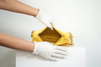 Prada Yellow Raffia Re-Edition 2005 Small Shoulder Bag W/Dust Bag