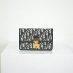 Christian Dior Dioraddict Oblique Wallet On Chain W/ Dustbag