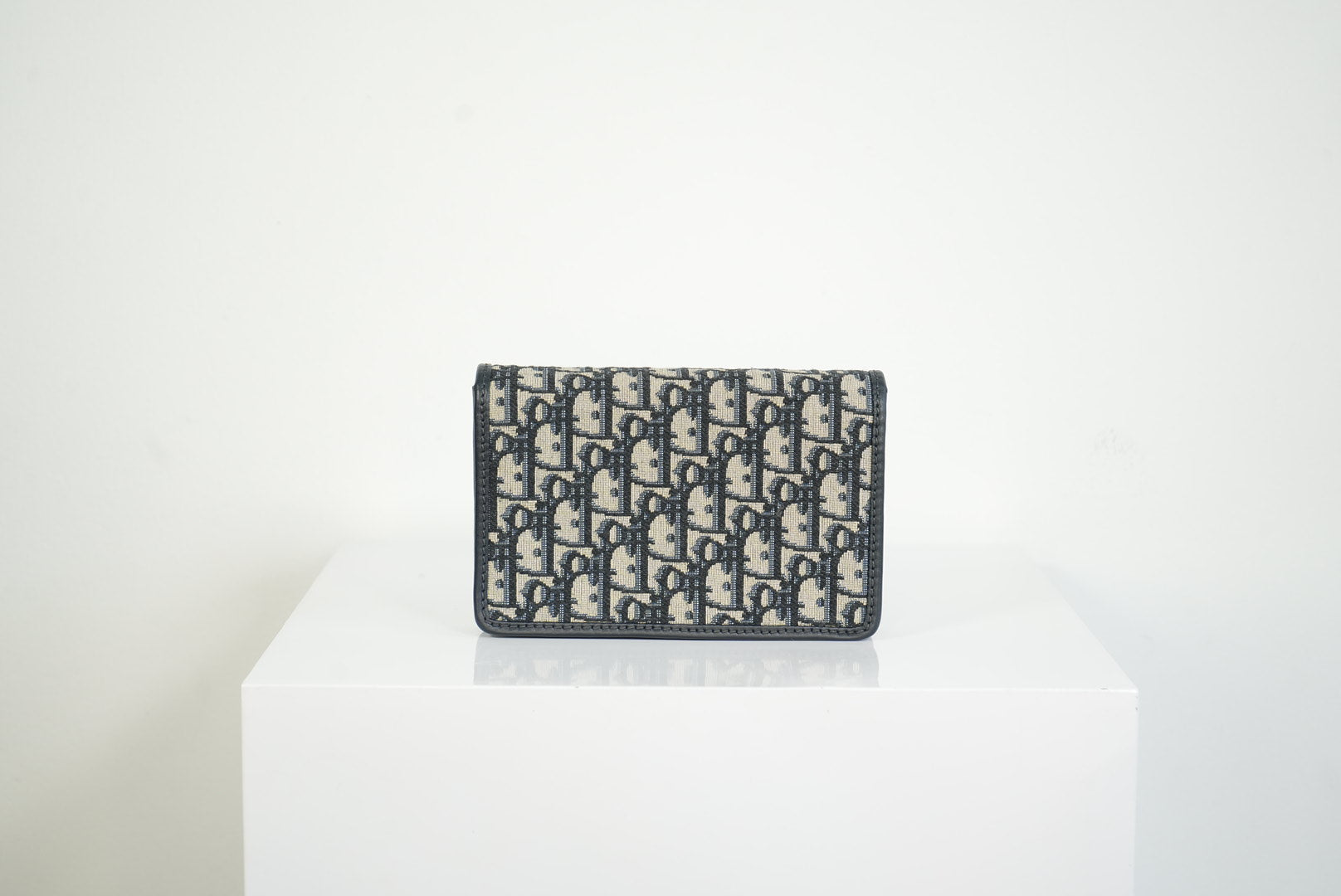 Christian Dior Dioraddict Oblique Wallet On Chain W/ Dustbag