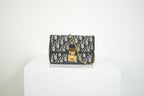 Christian Dior Dioraddict Oblique Wallet On Chain W/ Dustbag