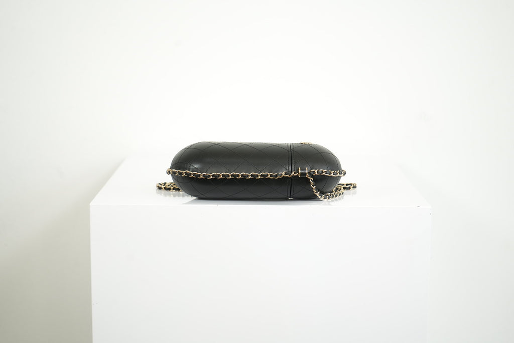 Chanel Quilted Chain Around Phone Holder W/Dust Bag