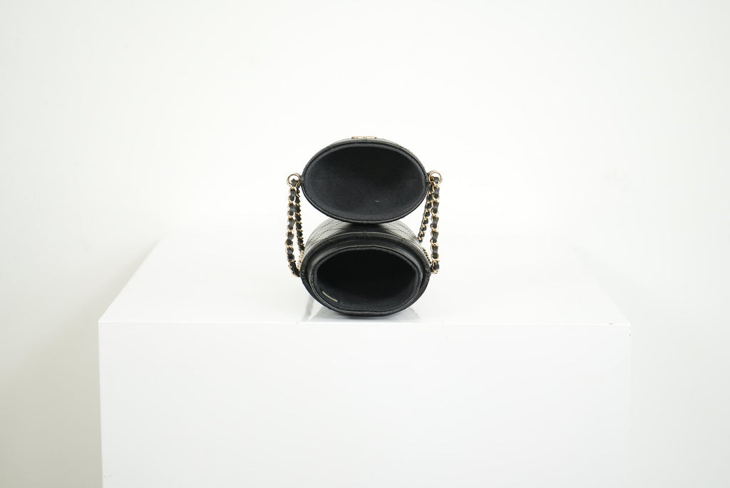 Chanel Quilted Chain Around Phone Holder W/Dust Bag