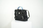 Hermès Herbag Zip 31 Black toile + Vache Hunter, PHW