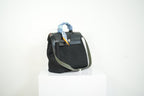 Hermès Herbag Zip 31 Black toile + Vache Hunter, PHW
