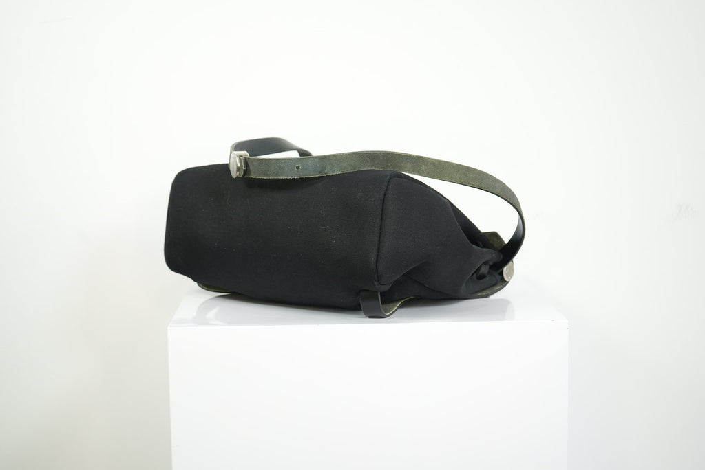 Hermès Herbag Zip 31 Black toile + Vache Hunter, PHW