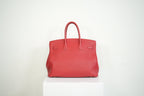 2023 Hermes Birkin 30 in Rouge de Cœur Togo Leather w/gold hardware Full set