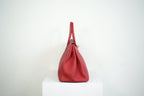 2023 Hermes Birkin 30 in Rouge de Cœur Togo Leather w/gold hardware Full set