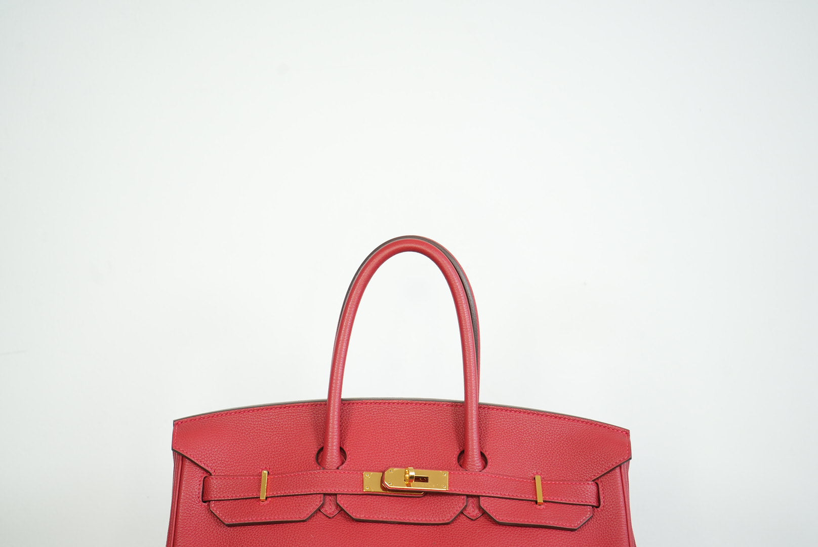 2023 Hermes Birkin 30 in Rouge de Cœur Togo Leather w/gold hardware Full set