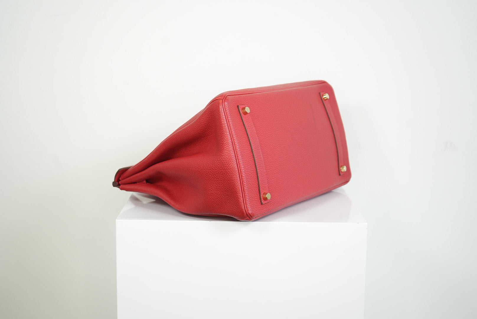 2023 Hermes Birkin 30 in Rouge de Cœur Togo Leather w/gold hardware Full set