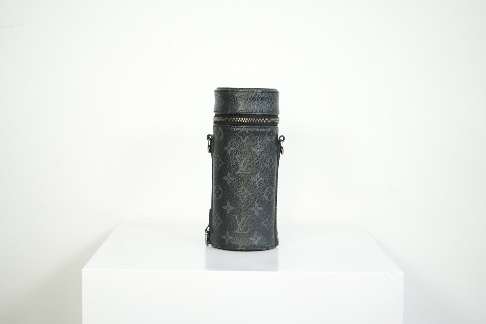 Louis Vuitton Monogram Eclipse Bottel Holder in Black w/dustbag