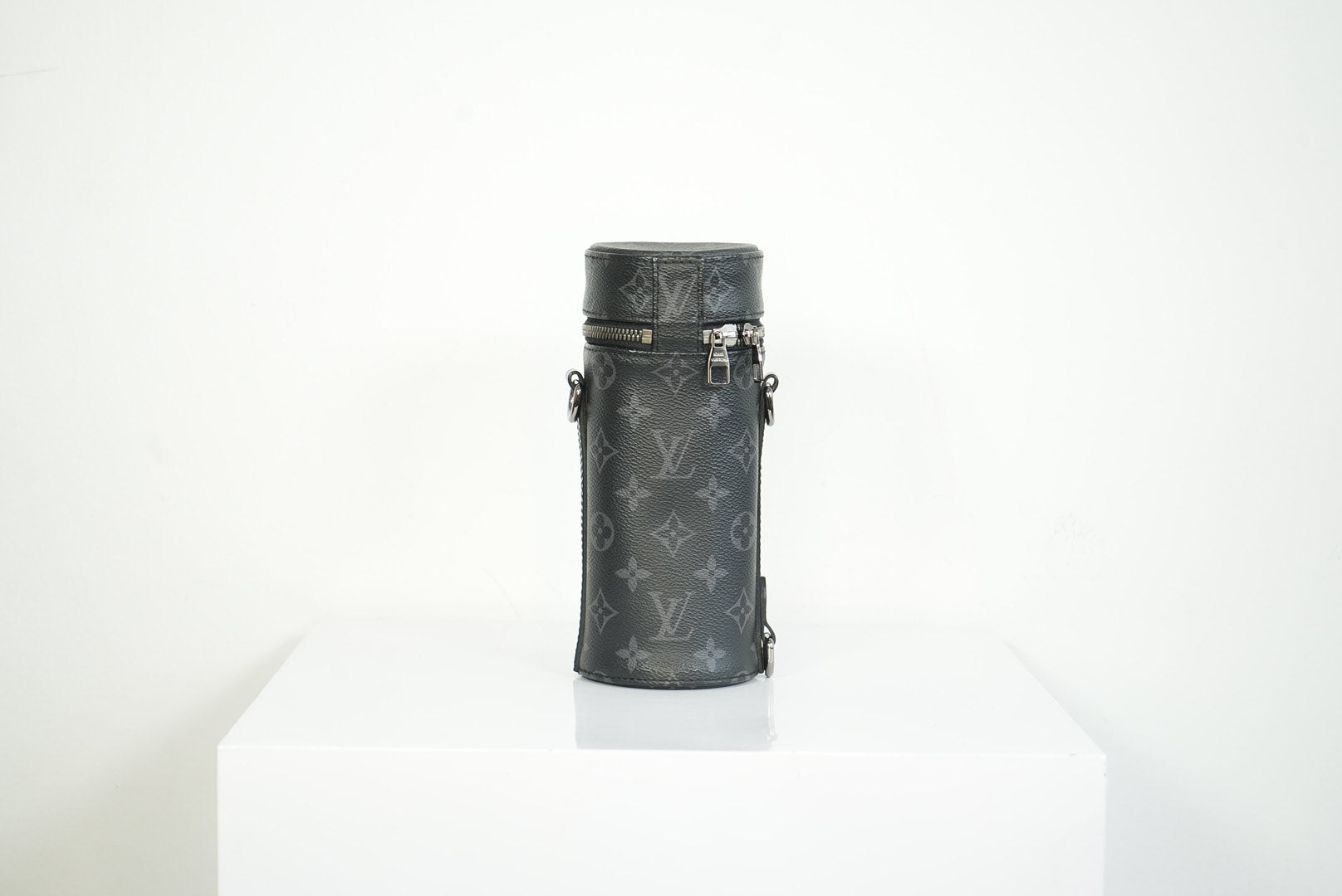 Louis Vuitton Monogram Eclipse Bottel Holder in Black w/dustbag
