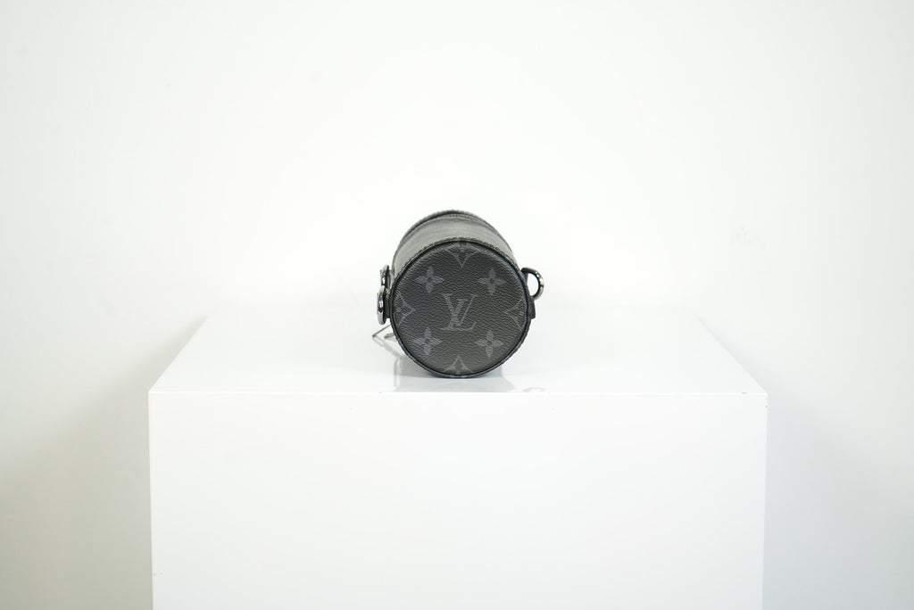 Louis Vuitton Monogram Eclipse Bottel Holder in Black w/dustbag