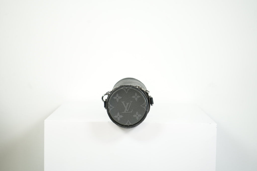 Louis Vuitton Monogram Eclipse Bottel Holder in Black w/dustbag