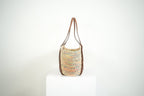 Prada Paglia Vitello Woven Multicolor Raffia Basket Tote