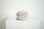 Chanel Purple Rabbit Fur Round Clutch W/Chain and Dust Bag