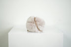 Chanel Purple Rabbit Fur Round Clutch W/Chain and Dust Bag