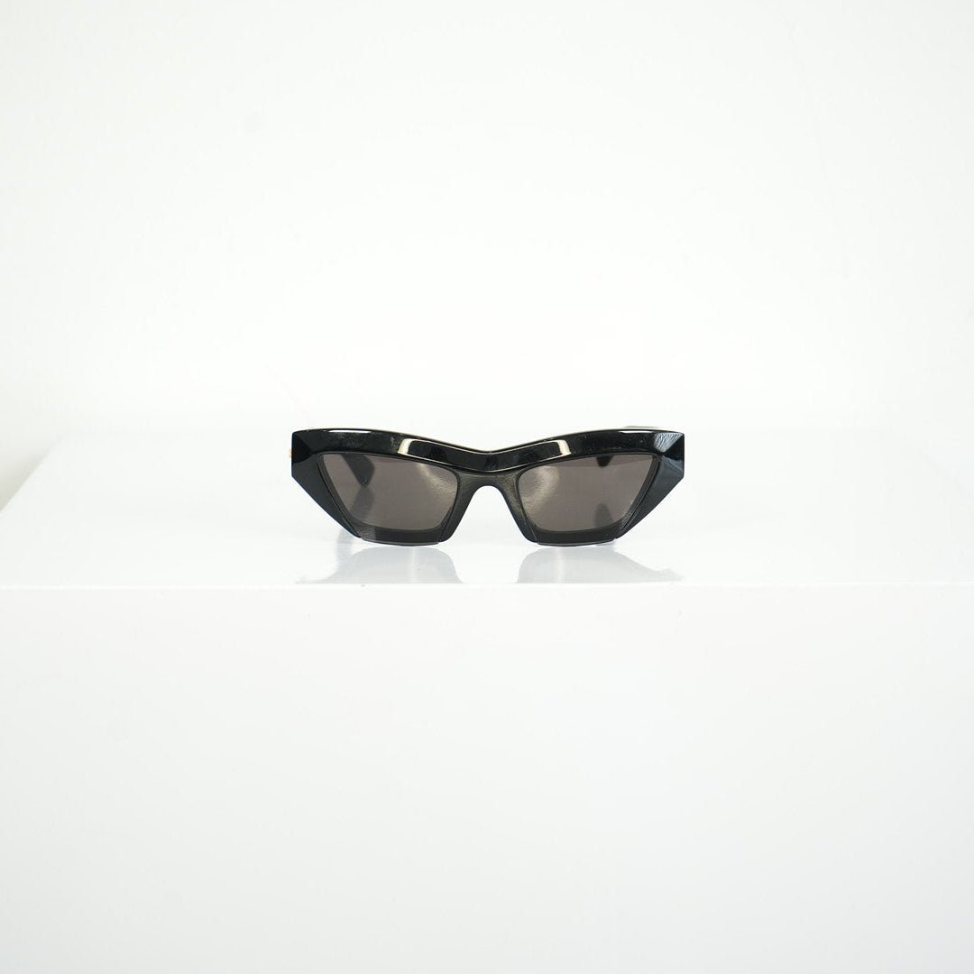 Bottega Veneta Black Cat Eye Sunglasses