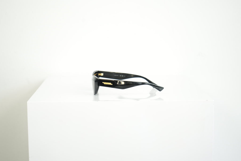 Bottega Veneta Black Cat Eye Sunglasses