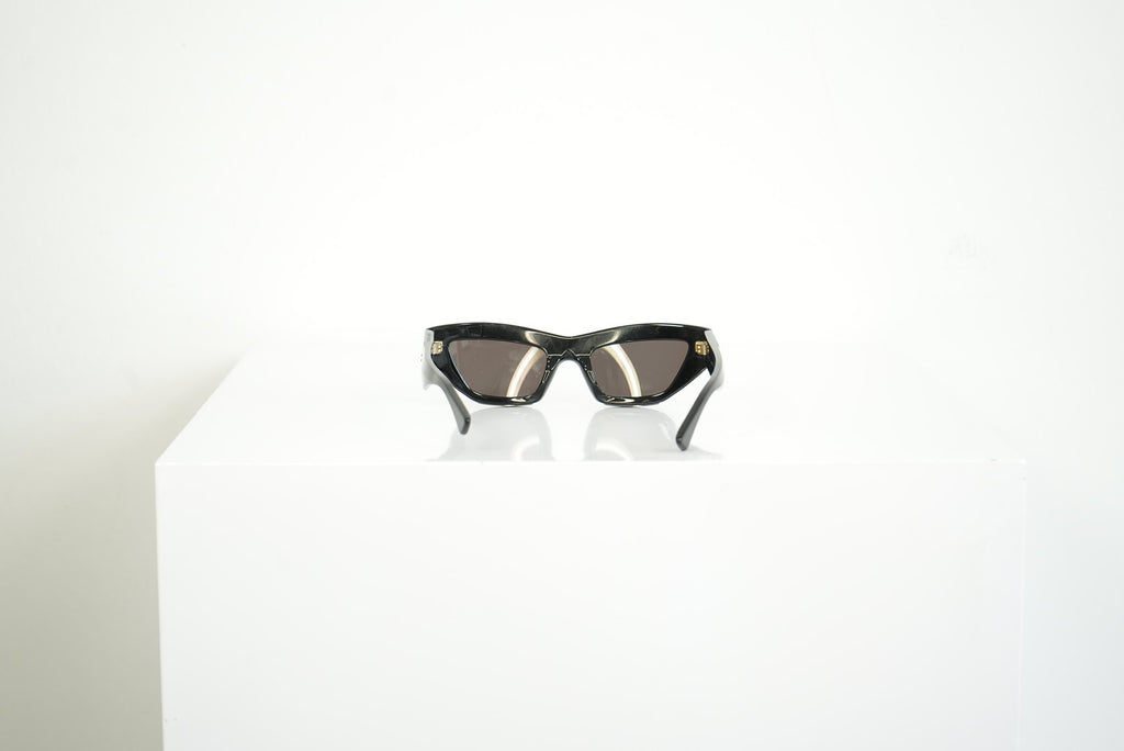 Bottega Veneta Black Cat Eye Sunglasses