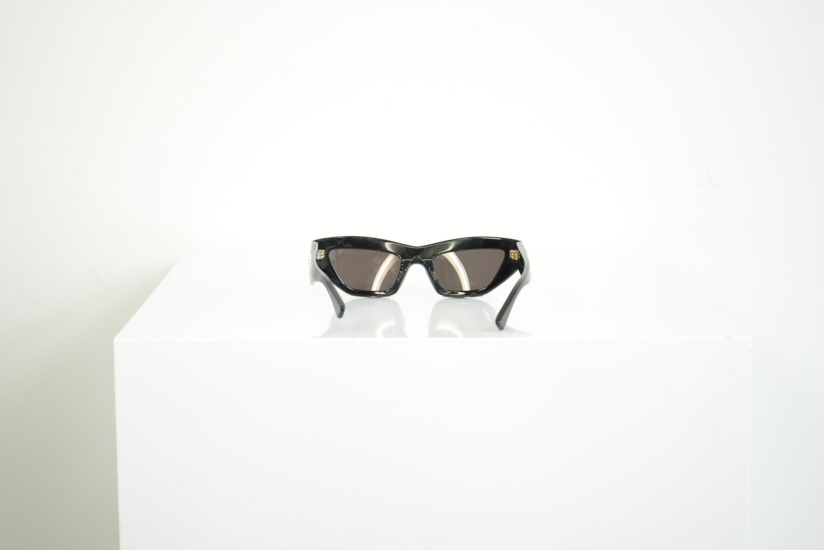 Bottega Veneta Black Cat Eye Sunglasses