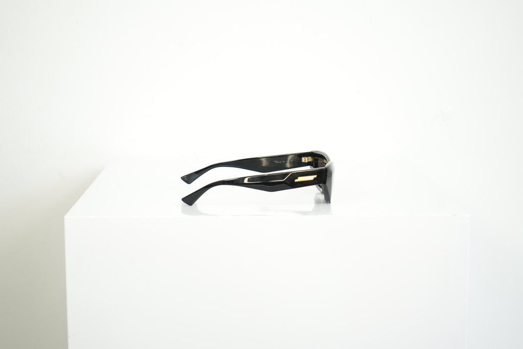 Bottega Veneta Black Cat Eye Sunglasses