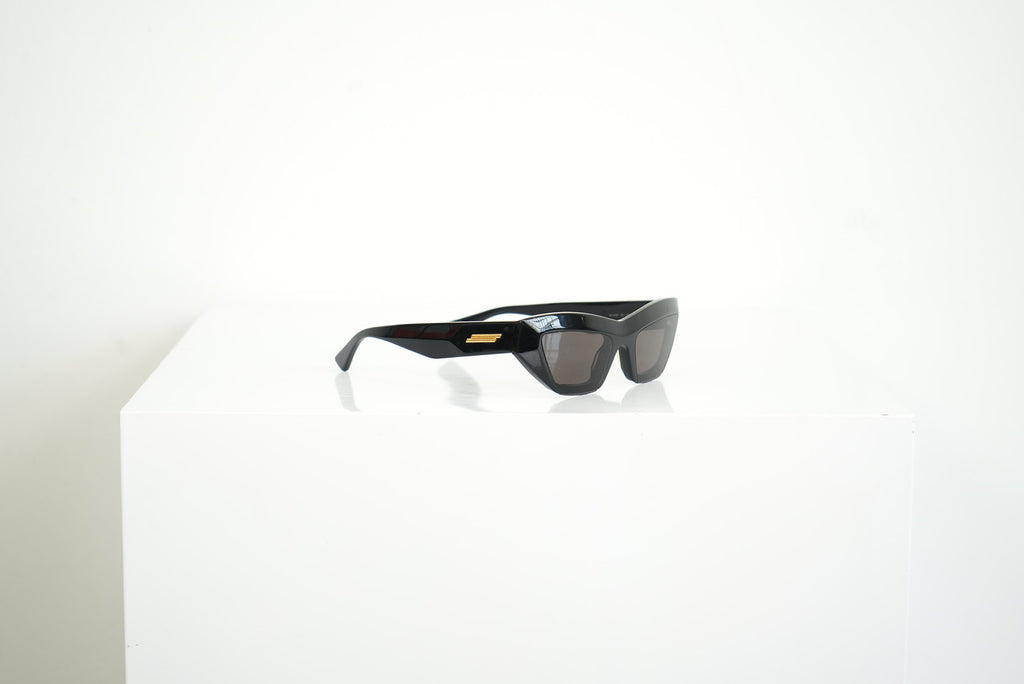 Bottega Veneta Black Cat Eye Sunglasses