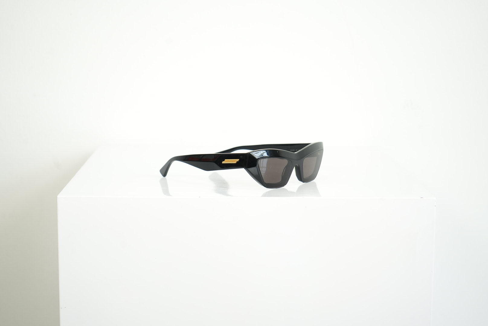 Bottega Veneta Black Cat Eye Sunglasses