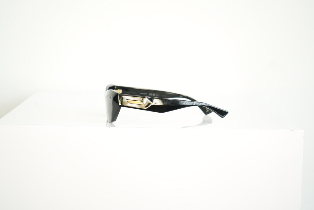 Bottega Veneta Black Cat Eye Sunglasses
