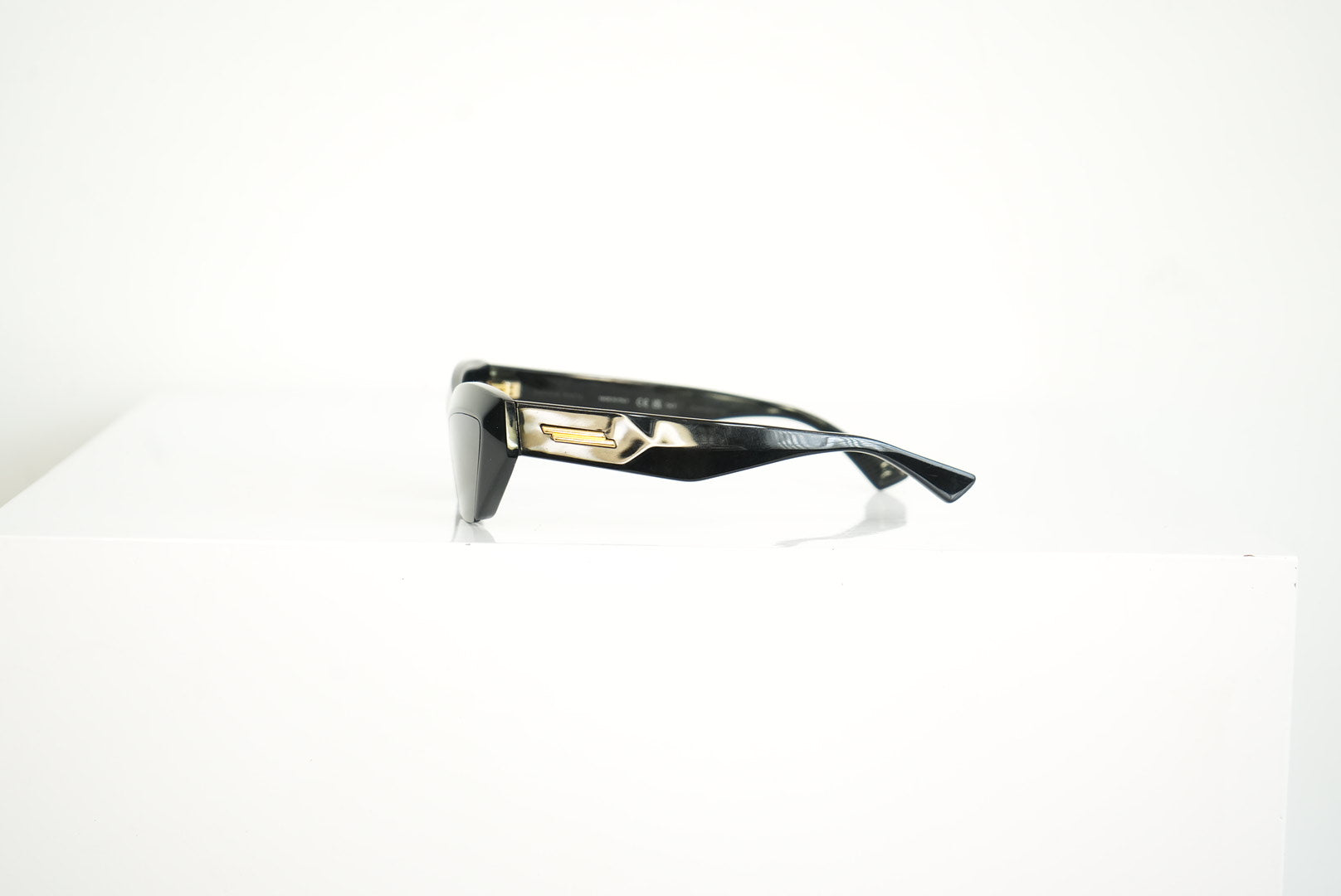 Bottega Veneta Black Cat Eye Sunglasses