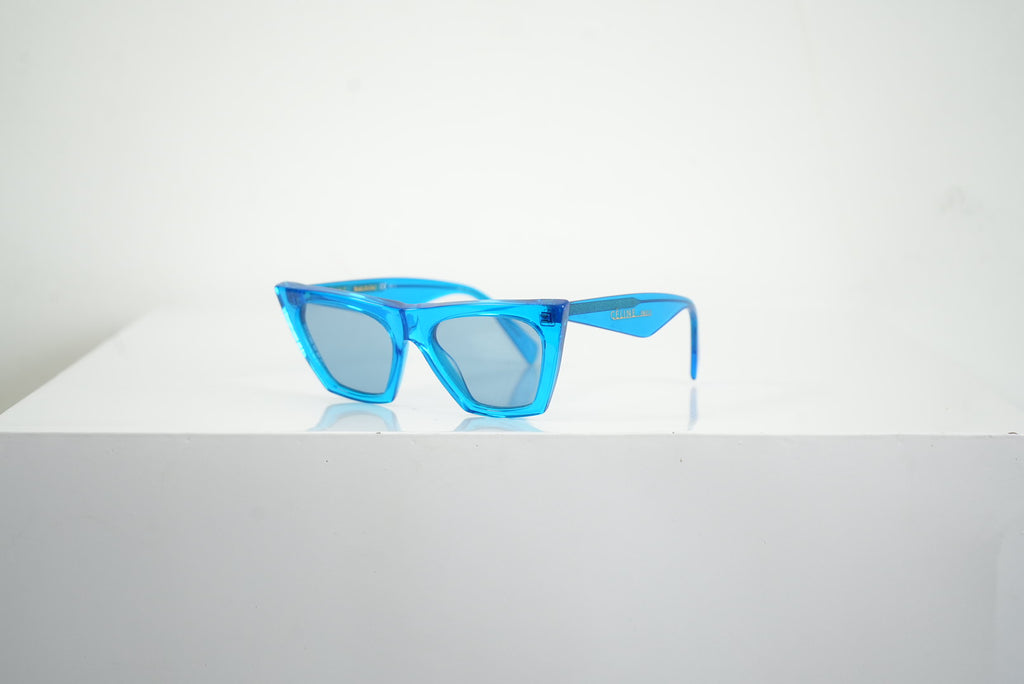 Celine Blue Cat Eye Sunglasses