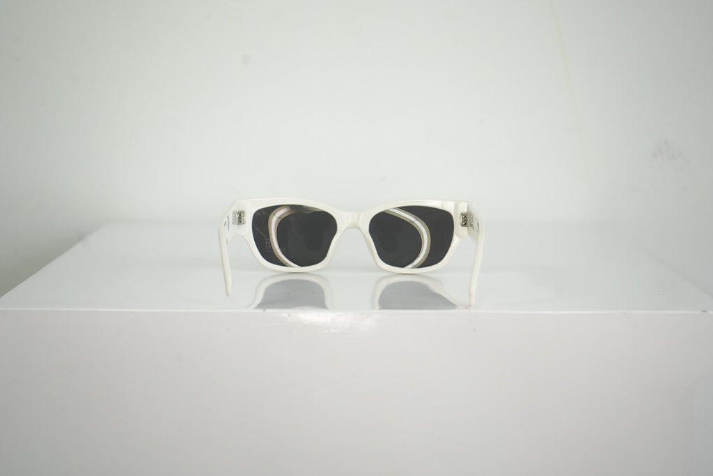 Celine White Sunglasses