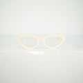 Celine Cat-Eye White Glasses