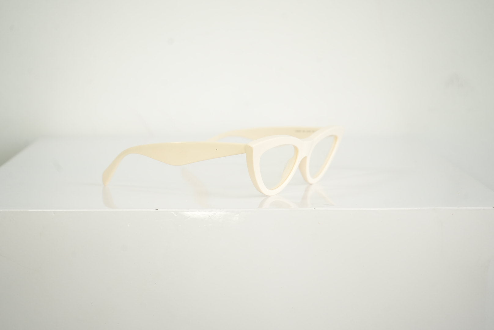 Celine Cat-Eye White Glasses