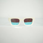 Off-White Virgil Sunglasses Blue Frames W/ Case and Box